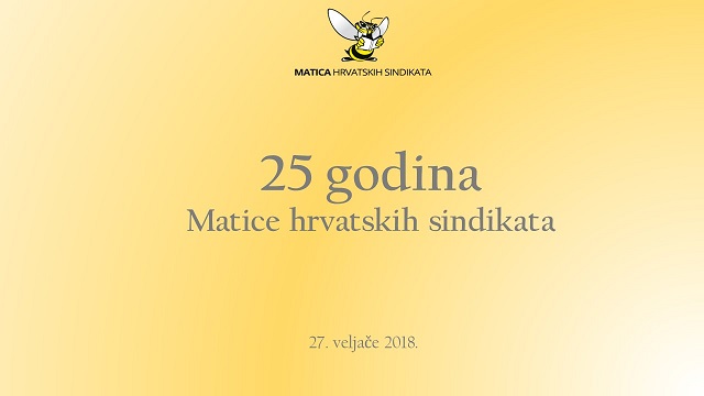 25 godina Matice hrvatskih sindikata